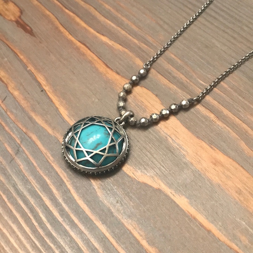 Lucky Brand Turquoise Pendant Necklace